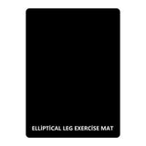 Non-Slip Ellipse Leg Exerciser Mat for Under-Desk Elliptical Workout Machines