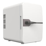 6L Mini Fridge for Drinks 12V Small Refrigerator for Home Office Dorm Car White