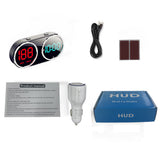 Digital Odometer Car HUD Head Up Display Speedometer Supports KMH MPH Time for Cars Trucks