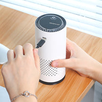 USB Air Purifier and Freshener – With Colorful Lights for Car Pet Bedroom and Office
