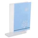 3 Pcs Acrylic Sign Holders Clear Menu Stand Vertical Flyer Display