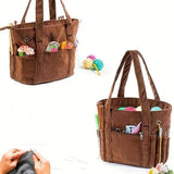 Corduroy Yarn Craft Bag