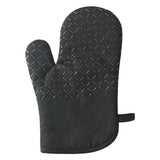 Cotton Silicone Oven Mitts with Pot Holders Set