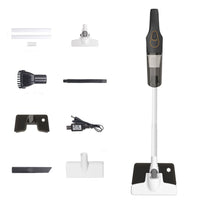 3-in-1 Handheld Stick Vacuum Cleaner Cordless Upright Vacuum Mop with Mite Removal Function Black
