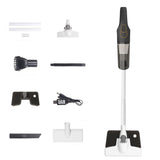 3-in-1 Handheld Stick Vacuum Cleaner Cordless Upright Vacuum Mop with Mite Removal Function Black