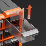 60-Drawer Tool Storage Bin Part Cabinet Box Chest Plastic Organiser With Divider