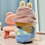 Mini Costume Set for 15cm LABUBU POP MART Doll Clothes Shoes Hats Kit Style 1