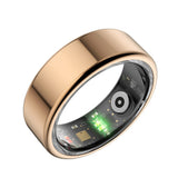 Smart Ring for Men Women Fitness Activity Tracker Ring with Step Counter Gold