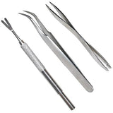 Pet Tick Removal Tool Set with Flea Comb Tweezers