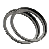 2 PCS Metal Camera Filter Adapter Rings 52mm to 58mm