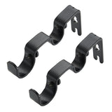 2PCS Hang Double Center Support Curtain Rod Bracket Pole Holder Hook for 1.8cm 2.6cm Rods