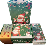 Christmas Folding Surprise Gift Box with 10 Jumping Bounce Gift Boxes Green