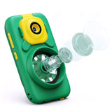 2 in 1 Smart Phone Toy with Microscope Camera Mini Pocket Handheld STEM Educational Toy - Green