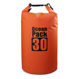 30L PVC Dry Bag Backpack Roll Top Water Resistant for Outdoors