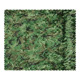 Double Layer Nylon Camping Net 300x500cm Camouflage Sun Shade Green