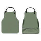 3 PCS Waterproof Washable Adult Bibs with Crumb Catcher Pockets