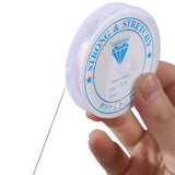 10 Rolls Stretch Elastic Cord String Bead Beading Jewellery Bracelet Clear Thread Line