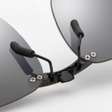 Unisex Polarized Flip Up Clip On Sunglasses For Outdoor Fishing Driving