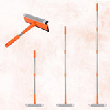 2PCS 2 in 1 Squeegee Window Cleaner with Long Handle for  Glass Shower