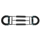 Adjustable Twister Arm Trainer & Chest Exerciser with 3 Springs Blue