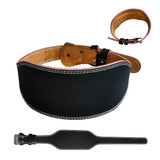 PU Leather Gym Waist Support Belt for Fitness Training and Back Support