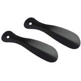 2Pcs Metal Shoe Horn for Men Women Portable Shoe Spoon Helper