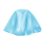 Hair Coloring Highlighting Dye Cap Frosting Tipping Reusable with Stainless Steel Hook Blue