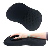 Ergonomic Computer Mouse Pad Memory Foam Wrist Rest Support for Home Office Black
