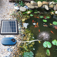 Solar Aquarium Air Pump USB Auto Water Oxygen Aerator Pump Fish Tank Oxygenator