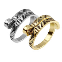 Adjustable Opening Ring Knitting Needlework Loop Ring Open Yarn Guide Ring Style 3
