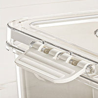 Divided Snackle Box Container Portable Serving Tray with Lid and Handle for Candy Fruits Snacks