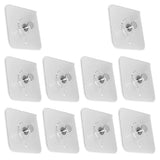 10PCS Invisible Picture Hooks Self-Adhesive Wall Hangers