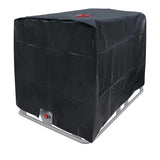 Weather Resistant Protective Cover for 1000L IBC Tank Black