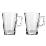 2 PCS 440ml Thick Glass Mugs for Juice Drinks Wine for Home and Office