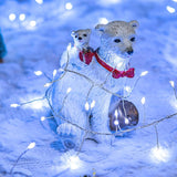 Solar String Lights – Outdoor Waterproof Fairy Lights for Patio and Balcony White