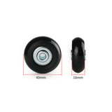 2 Sets of Luggage Replacement Wheels 8PCS Silent Suitcase Roller Wheels for Travel Suitcase