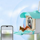Smart Bird Feeder with Camera Solar Powered AI Bird Identification