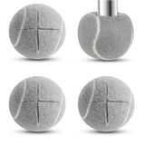 4PCS Walker Tennis Balls Precut Tennis Balls for Walkers for Furniture Legs and Floor Protection Grey