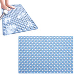 Anti-Slip Bath Mat Suction Shower Mats Bathroom Bathtub Floor Blue