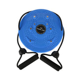 Twist Waist Disc Board with Drawstring Sports Gym Accessories Blue