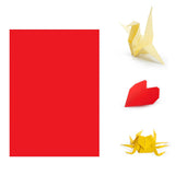 50 Sheets A4 Cardstock 10 Colors Origami Craft Paper Set