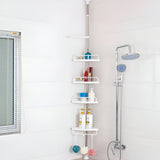 4 Tier Telescopic Bathroom Corner Shelf Shower Caddy Small