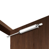 Storm Door Closer Heavy Duty Pneumatic Screen Door Closer Adjustable Closing Speed White