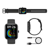 Smart Watch for Women & Men with Bluetooth Call Built-in Sport Modes Fitness Tracker Black