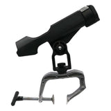 360-Degree Rotatable Fishing Rod Holder Track Mount / Deck Mount Fishing Pole Rack for Boat Kayak Fishing Accessories