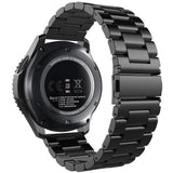 Stainless Steel Replacement Band Compatible With Samsung Gear S3 Strap Black