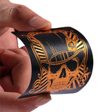 Waterproof Playing Cards – Black & Gold Skull Design Poker Deck