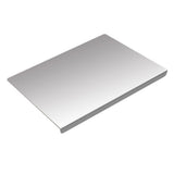 L-Shaped Stainless Steel Cutting Board Double-Sided Kitchen Chopping Board for Meat Dough Home Cooking