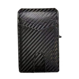 Slim RFID Protection Money Clip Wallet ID Credit Card Holder PU Leather Purse