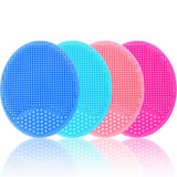 4 PCS Scrubber Soft Silicone Facial Cleansing Brush for Deep Cleaning